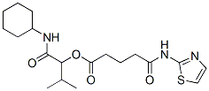 Pentanoic acid, 5-oxo-5-(2-thiazolylamino)-, 1-[(cyclohexylamino)carbonyl]-2-methylpropyl ester (9CI) CAS#: 606102-70-9