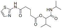Pentanoic acid, 5-oxo-5-(2-thiazolylamino)-, 2-methyl-1-[[(1-methylethyl)amino]carbonyl]propyl ester (9CI) CAS#: 606102-74-3