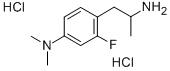 Phenethylamine, 4-dimethylamino-2-fluoro-alpha-methyl-, dihydrochlorid e CAS#: 64693-35-2