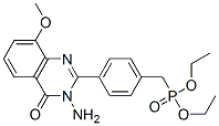 Phosphonic  acid,  [[4-(3-amino-3,4-dihydro-8-methoxy-4-oxo-2-quinazolinyl)phenyl]methyl]-,  diethyl  ester  (9CI) CAS#: 642465-73-4