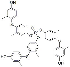 Phosphoric acid tris[4-[(4-hydroxy-2-methylphenyl)thio]-3-methylphenyl] ester CAS#: 71463-72-4