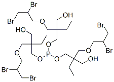 Phosphorous acid tris[2-ethyl-2-[(2,3-dibromopropoxy)methyl]-3-hydroxypropyl] ester CAS#: 68555-84-0