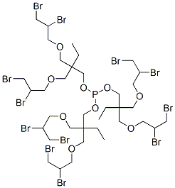 Phosphorous acid tris[2,2-bis[(2,3-dibromopropoxy)methyl]butyl] ester CAS#: 68555-85-1
