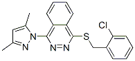 Phthalazine, 1-[[(2-chlorophenyl)methyl]thio]-4-(3,5-dimethyl-1H-pyrazol-1-yl)- (9CI) CAS#: 606122-29-6