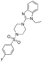 Piperazine, 1-(1-ethyl-1H-benzimidazol-2-yl)-4-[(4-fluorophenyl)sulfonyl]- (9CI) CAS#: 604741-72-2