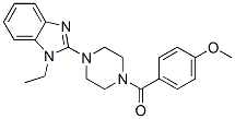 Piperazine, 1-(1-ethyl-1H-benzimidazol-2-yl)-4-(4-methoxybenzoyl)- (9CI) CAS#: 604741-83-5