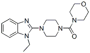 Piperazine, 1-(1-ethyl-1H-benzimidazol-2-yl)-4-(4-morpholinylcarbonyl)- (9CI) CAS#: 604741-79-9