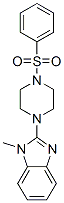 Piperazine, 1-(1-methyl-1H-benzimidazol-2-yl)-4-(phenylsulfonyl)- (9CI) CAS#: 604741-57-3