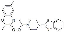 Piperazine, 1-(2-benzothiazolyl)-4-[(2,3-dihydro-2,6-dimethyl-3-oxo-4H-1,4-benzoxazin-4-yl)acetyl]- (9CI) CAS#: 606120-07-4