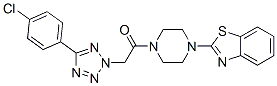 Piperazine, 1-(2-benzothiazolyl)-4-[[5-(4-chlorophenyl)-2H-tetrazol-2-yl]acetyl]- (9CI) CAS#: 606097-24-9