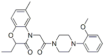 Piperazine, 1-[(2-ethyl-2,3-dihydro-6-methyl-3-oxo-4H-1,4-benzoxazin-4-yl)acetyl]-4-(2-methoxyphenyl)- (9CI) CAS#: 606120-23-4