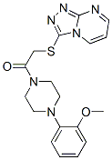 Piperazine, 1-(2-methoxyphenyl)-4-[(1,2,4-triazolo[4,3-a]pyrimidin-3-ylthio)acetyl]- (9CI) CAS#: 606121-75-9