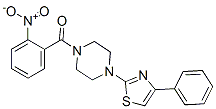 Piperazine, 1-(2-nitrobenzoyl)-4-(4-phenyl-2-thiazolyl)- (9CI) CAS#: 606087-62-1