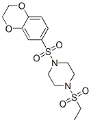 Piperazine, 1-[(2,3-dihydro-1,4-benzodioxin-6-yl)sulfonyl]-4-(ethylsulfonyl)- (9CI) CAS#: 606133-91-9