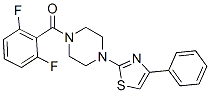 Piperazine, 1-(2,6-difluorobenzoyl)-4-(4-phenyl-2-thiazolyl)- (9CI) CAS#: 606087-68-7
