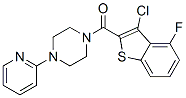 Piperazine, 1-[(3-chloro-4-fluorobenzo[b]thien-2-yl)carbonyl]-4-(2-pyridinyl)- (9CI) CAS#: 588674-16-2