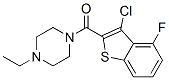 Piperazine, 1-[(3-chloro-4-fluorobenzo[b]thien-2-yl)carbonyl]-4-ethyl- (9CI) CAS#: 588675-48-3