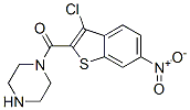 Piperazine, 1-[(3-chloro-6-nitrobenzo[b]thien-2-yl)carbonyl]- (9CI) CAS#: 587852-86-6