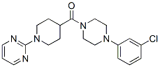 Piperazine, 1-(3-chlorophenyl)-4-[[1-(2-pyrimidinyl)-4-piperidinyl]carbonyl]- (9CI) CAS#: 605621-28-1