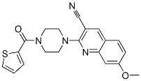 Piperazine, 1-(3-cyano-7-methoxy-2-quinolinyl)-4-(2-thienylcarbonyl)- (9CI) CAS#: 603970-40-7