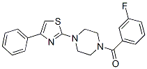 Piperazine, 1-(3-fluorobenzoyl)-4-(4-phenyl-2-thiazolyl)- (9CI) CAS#: 606087-60-9