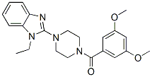 Piperazine, 1-(3,5-dimethoxybenzoyl)-4-(1-ethyl-1H-benzimidazol-2-yl)- (9CI) CAS#: 604741-70-0