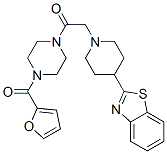 Piperazine, 1-[[4-(2-benzothiazolyl)-1-piperidinyl]acetyl]-4-(2-furanylcarbonyl)- (9CI) CAS#: 606083-53-8