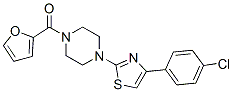 Piperazine, 1-[4-(4-chlorophenyl)-2-thiazolyl]-4-(2-furanylcarbonyl)- (9CI) CAS#: 604755-26-2