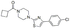 Piperazine, 1-[4-(4-chlorophenyl)-2-thiazolyl]-4-(cyclobutylcarbonyl)- (9CI) CAS#: 606089-07-0
