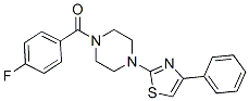 Piperazine, 1-(4-fluorobenzoyl)-4-(4-phenyl-2-thiazolyl)- (9CI) CAS#: 606087-52-9