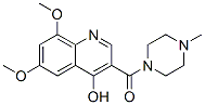 Piperazine, 1-[(4-hydroxy-6,8-dimethoxy-3-quinolinyl)carbonyl]-4-methyl- (9CI) CAS#: 604772-71-6