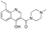 Piperazine, 1-[(8-ethyl-4-hydroxy-3-quinolinyl)carbonyl]-4-methyl- (9CI) CAS#: 604773-72-0