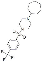 Piperazine, 1-cycloheptyl-4-[[4-(trifluoromethyl)phenyl]sulfonyl]- (9CI) CAS#: 604762-07-4