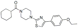 Piperazine, 1-(cyclohexylcarbonyl)-4-[4-(4-ethoxyphenyl)-2-thiazolyl]- (9CI) CAS#: 606088-97-5