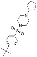 Piperazine, 1-cyclopentyl-4-[[4-(1,1-dimethylethyl)phenyl]sulfonyl]- (9CI) CAS#: 606133-93-1