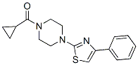 Piperazine, 1-(cyclopropylcarbonyl)-4-(4-phenyl-2-thiazolyl)- (9CI) CAS#: 606087-57-4