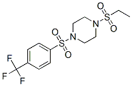 Piperazine, 1-(ethylsulfonyl)-4-[[4-(trifluoromethyl)phenyl]sulfonyl]- (9CI) CAS#: 606132-00-7
