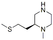 Piperazine, 1-methyl-2-[2-(methylthio)ethyl]-, (2S)- (9CI) CAS#: 660862-42-0