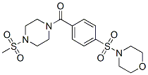 Piperazine, 1-(methylsulfonyl)-4-[4-(4-morpholinylsulfonyl)benzoyl]- (9CI) CAS#: 606136-31-6
