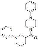 Piperazine, 1-phenyl-4-[[1-(2-pyrimidinyl)-3-piperidinyl]carbonyl]- (9CI) CAS#: 605624-01-9