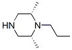 Piperazine, 2,6-dimethyl-1-propyl-, (2R,6S)-rel- (9CI) CAS#: 63207-10-3