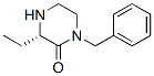 Piperazinone, 3-ethyl-1-(phenylmethyl)-, (3S)- (9CI) CAS#: 674791-89-0