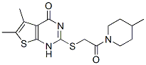 Piperidine, 1-[[(1,4-dihydro-5,6-dimethyl-4-oxothieno[2,3-d]pyrimidin-2-yl)thio]acetyl]-4-methyl- (9CI) CAS#: 606107-68-0