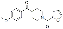 Piperidine, 1-(2-furanylcarbonyl)-4-(4-methoxybenzoyl)- (9CI) CAS#: 606086-12-8