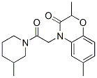 Piperidine, 1-[(2,3-dihydro-2,6-dimethyl-3-oxo-4H-1,4-benzoxazin-4-yl)acetyl]-3-methyl- (9CI) CAS#: 606119-95-3