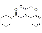 Piperidine, 1-[(2,3-dihydro-2,6-dimethyl-3-oxo-4H-1,4-benzoxazin-4-yl)acetyl]- (9CI) CAS#: 606119-94-2