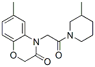 Piperidine, 1-[(2,3-dihydro-6-methyl-3-oxo-4H-1,4-benzoxazin-4-yl)acetyl]-3-methyl- (9CI) CAS#: 606119-46-4