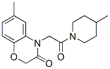 Piperidine, 1-[(2,3-dihydro-6-methyl-3-oxo-4H-1,4-benzoxazin-4-yl)acetyl]-4-methyl- (9CI) CAS#: 606119-47-5