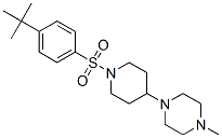 Piperidine, 1-[[4-(1,1-dimethylethyl)phenyl]sulfonyl]-4-(4-methyl-1-piperazinyl)- (9CI) CAS#: 604762-12-1
