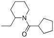 Piperidine, 1-(cyclopentylcarbonyl)-2-ethyl- (9CI) CAS#: 574718-40-4